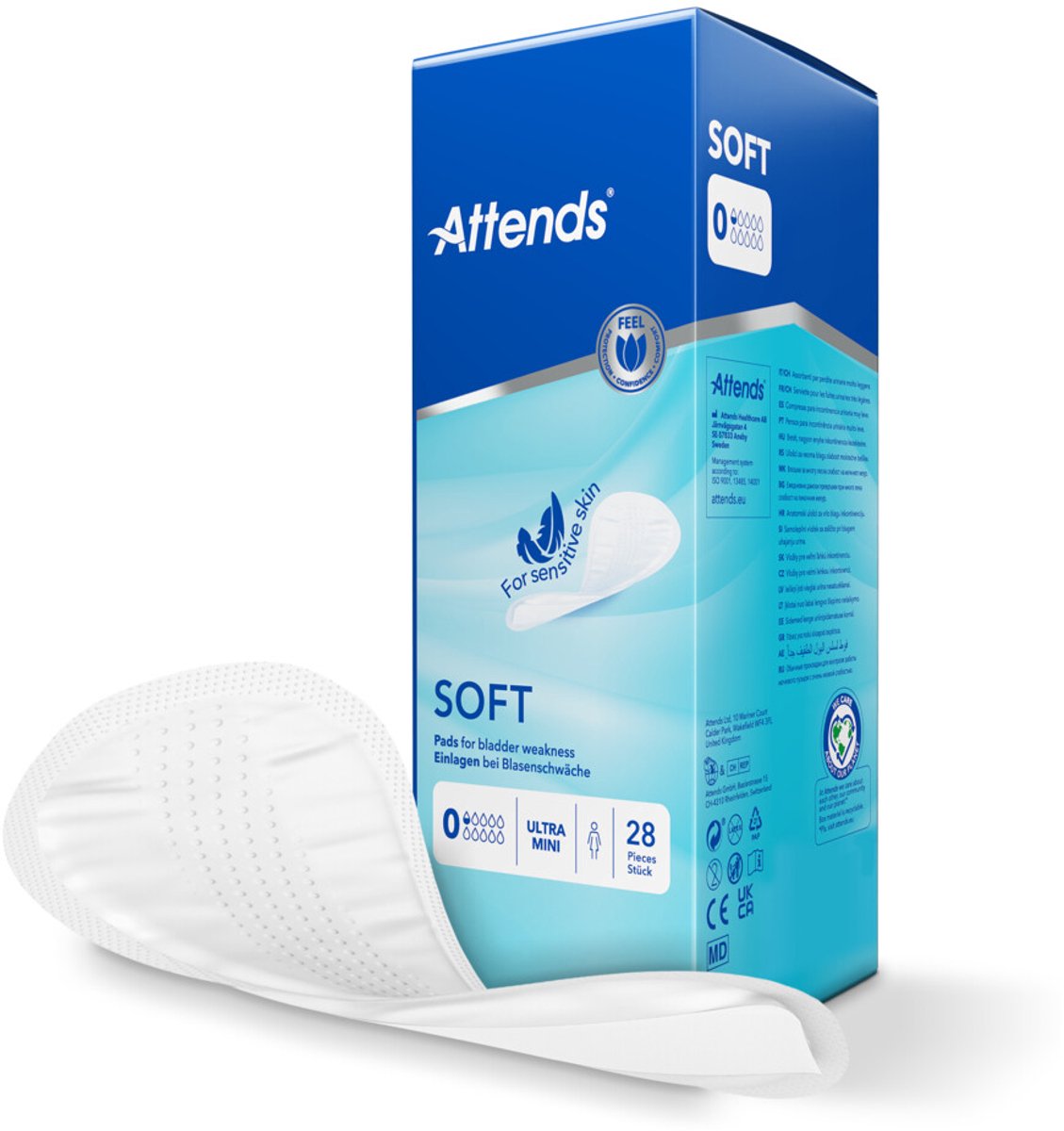 Attends Soft 0 Ultra Mini - 1 pak van 28 stuks