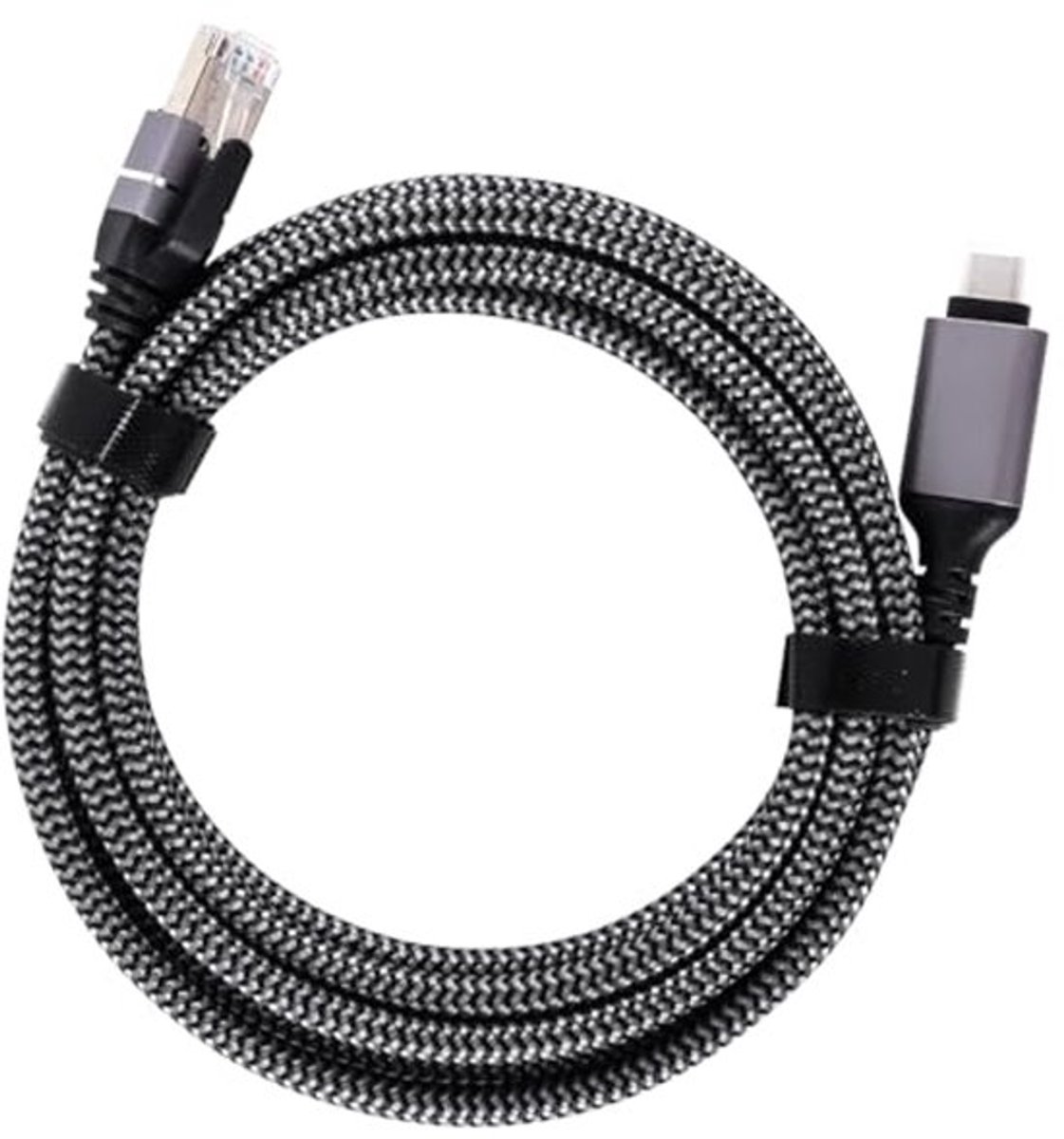 USB Type C - Gigabit Ethernet Kabel 2m - Netwerkadapter voor Laptops en USB Apparaten