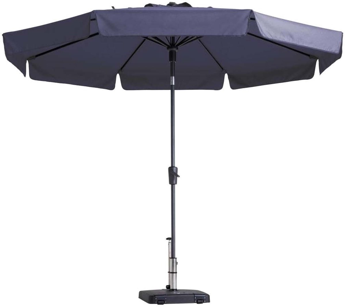 Bol.com Madison - Parasol Flores Rond -  300cm - Blauw aanbieding