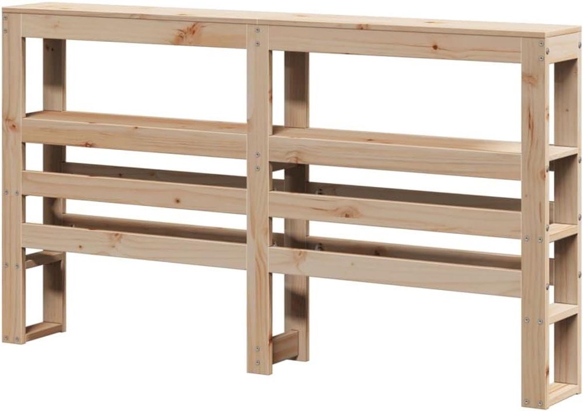 Hoofdbord met schappen - Bed hoofdbord achterwand - Slaapkamer opbergen - Vrijstaande mont