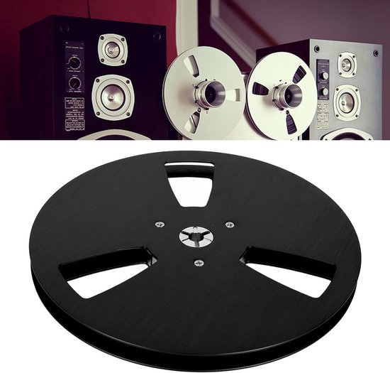 Lege 1/4 Inch Tape Reel van 7 Inch van Aluminium Legering voor Audio Opnames, Geschikt voor TEAC, 3 Gat Opening en Machine Onderdelen van Merkloos — afbeelding 5