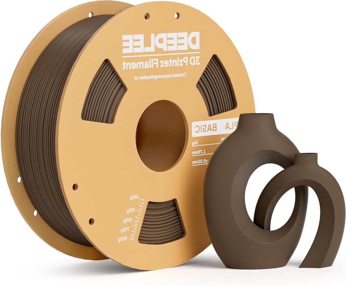 3D Print Filament - PLA Materiaal - Objecten Maken - Hoge Maatnauwkeurigheid - 1.75 mm - Bruin