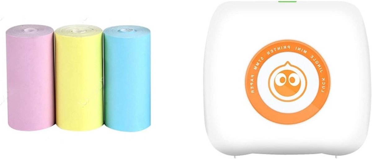 Mini Zakprinter - Fotoprinter Notitieprinter - Labels Printen - Multifunctioneel - 1x1x1 cm - Wit