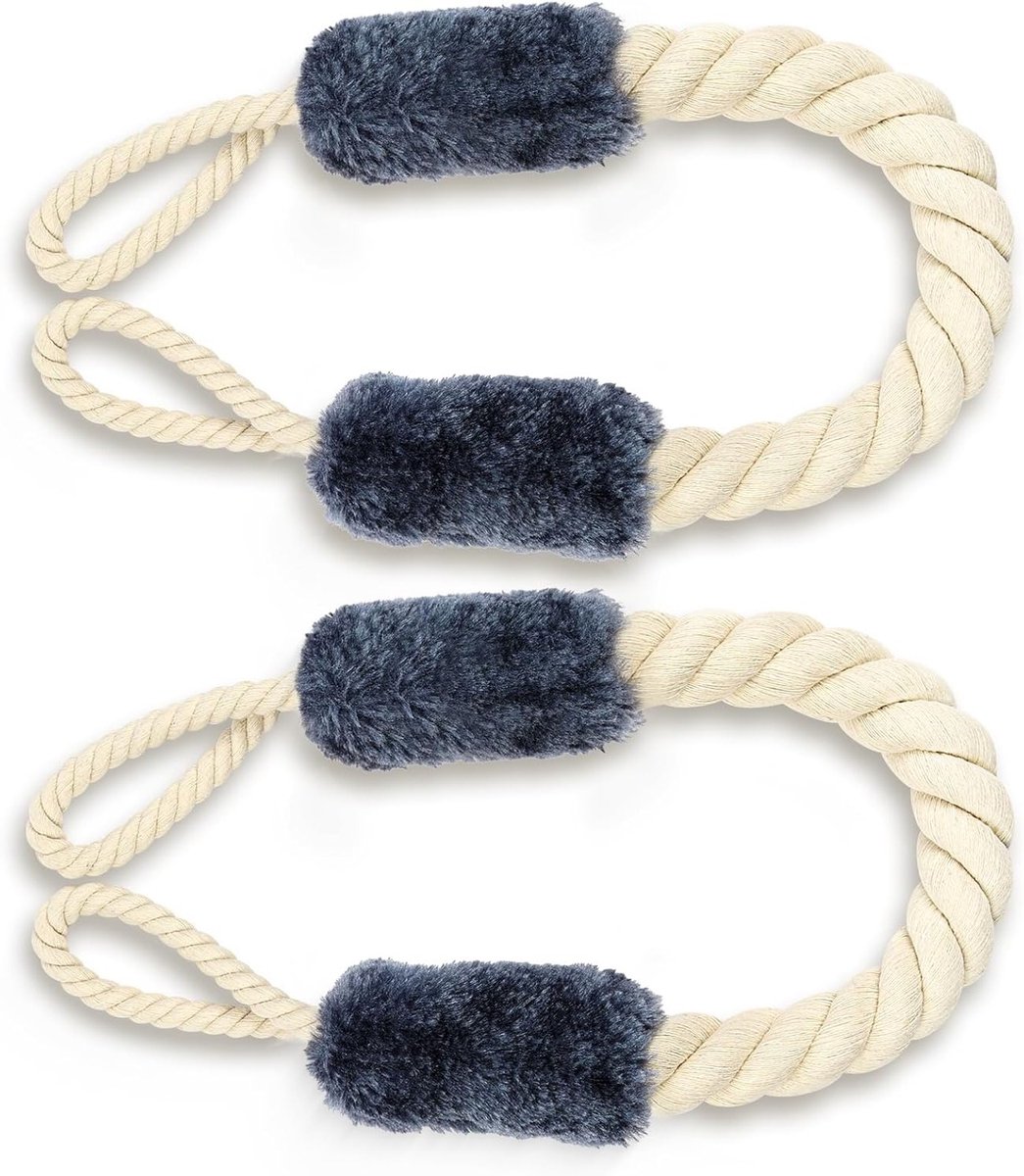 Anti-botsing deurgrepen touw, 2 stuks deurstop touw, anti-botsing baby huisdier veiligheidsvingerklem beschermers, decoratieve snoerklem voor geluidsreductie en stilte