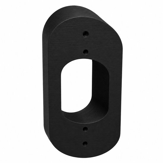 Hoekmontage Beugel Geschikt voor Reolink 5MP WiFi Video Doorbell – 35° Muurbeugel – Optimale Kijkhoek – Weerbestendige Wandhouder – Zwart — afbeelding 2