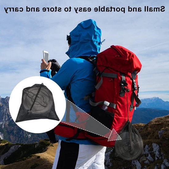 Camping Pan - Grote 1.5 L Camping Kookpan met Deksel en Opvouwbaar Handvat van Roestvrij Staal voor Kamperen en Wandelen in de Buitenlucht — afbeelding 4