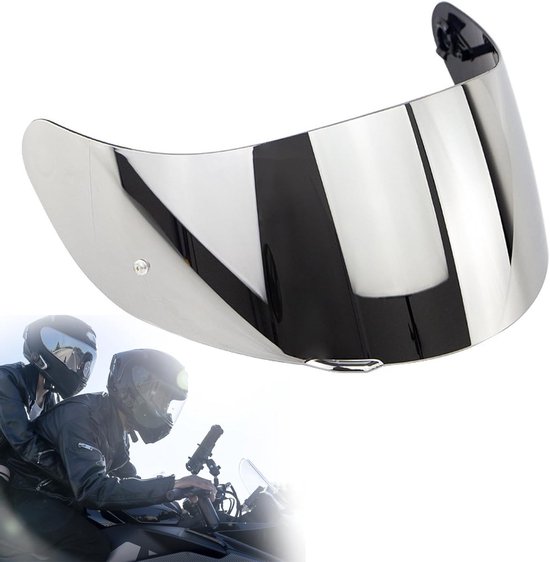 Motorfietshelm Visor voor Windbescherming, Vervangende Lens voor Integrale Helmen, Geschikt voor AGV K1 K3SV K5 en Meer