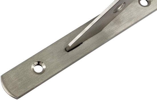 Zware Hoeksteunen voor Planken 155x105mm - Verwijderbare RVS Steunen met Schroeven - Ideaal voor Wandmontage en Verbeterde Stabiliteit (Set van 2) — afbeelding 3