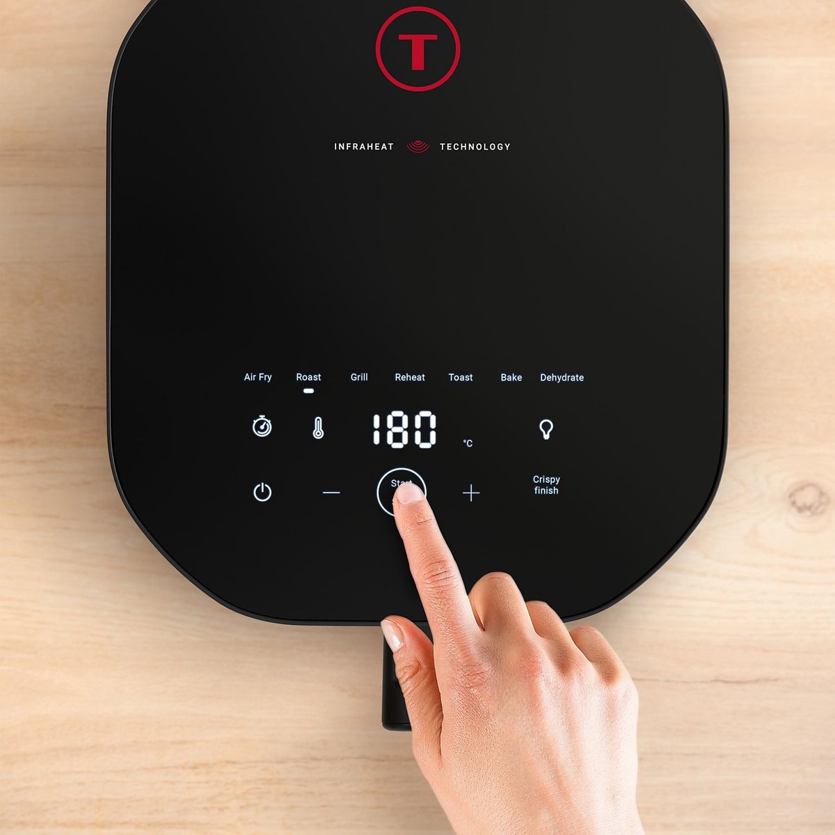 Tefal Easy Fry Infrared EY8328 - Airfryer - 7L - 1700W - Infrarood Technologie - 8 Programma's thumbnail 3