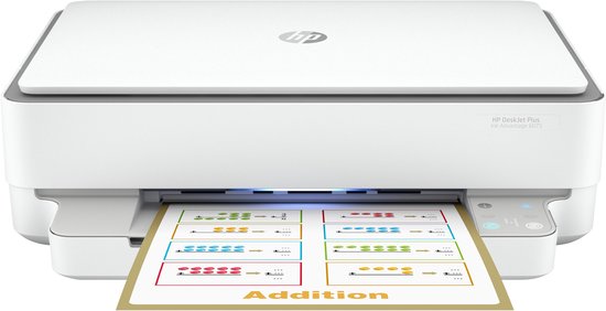 HP DeskJet Plus Ink Advantage 6075 All-in-One Printer Thermische inkjet A4 4800 x 1200 DPI 10 ppm Wifi