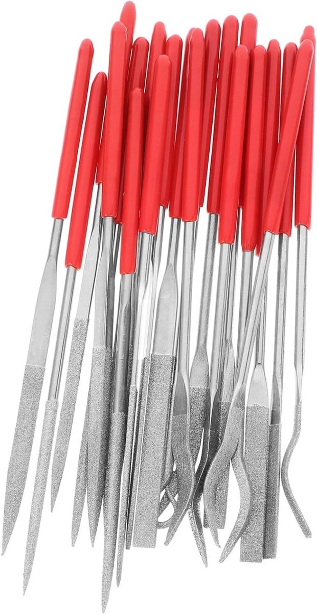 Houtbewerkingsvijlen Set - Metaalvijlen Knutselvijlen - Precisie Vormgeven - 20 Delige Set - 14 cm Lengte - Multicolor