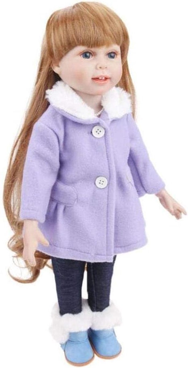 Poppenkleding Set - Winter Outfit - Poppen Versieren - Met Pluche Kraag - 457 cm Poppen - Niet gespecificeerd — afbeelding 4