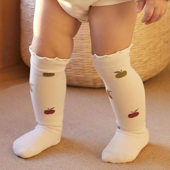 Babysokken Hoge Sokken - Babysokjes Kniehoog - Warmte Beschermen - Zacht Katoen Materiaal - 0 tot 6 maanden - Niet gespecificeerd — afbeelding 2
