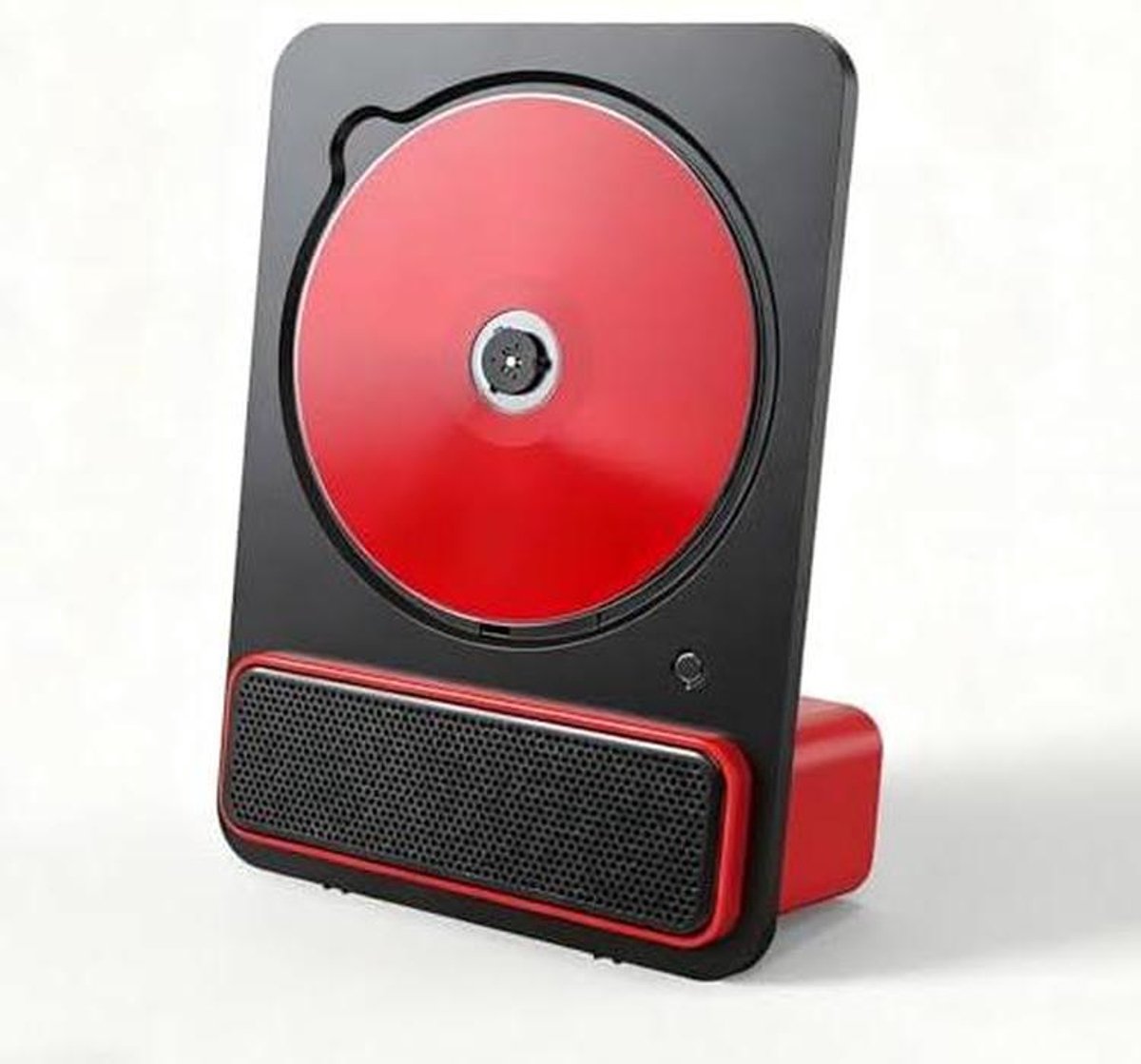 Draagbare CD Speler - Muziek Speler - Muziek Luisteren - Bluetooth Connectiviteit - 20.5 x 7.3 x 14.6 cm - Rood
