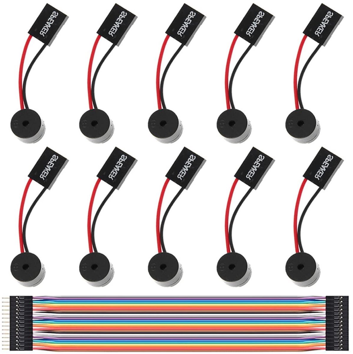 10 Stuks PC Moederbord Speaker Mini Beeper Alarm met Dupont Kabel