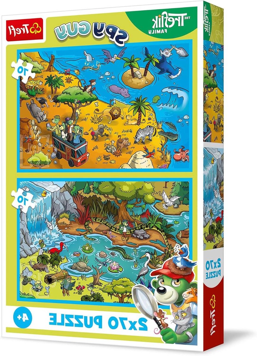 Kinderpuzzels - Legpuzzels - Spelenderwijs Leren - Set van Twee - 2x 70 Stukjes - Multicoloured