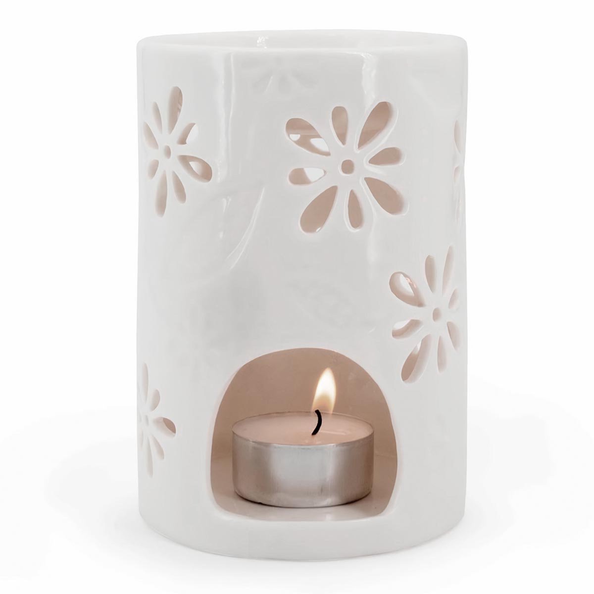 Candle-Brothers Geurlamp - Nyl - wit - met theelicht