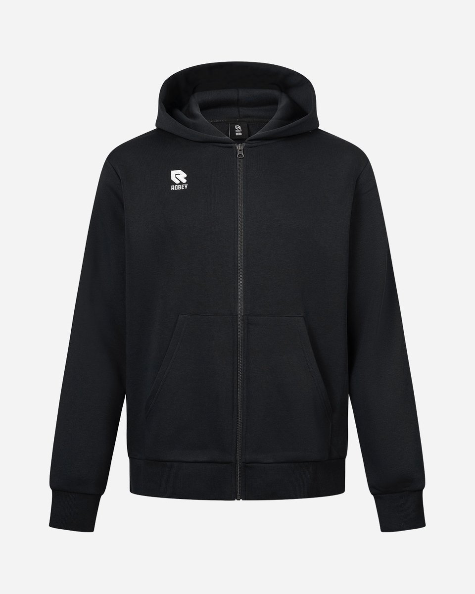Robey Brandpack Hoodie Full-Zip - Zwart - XL