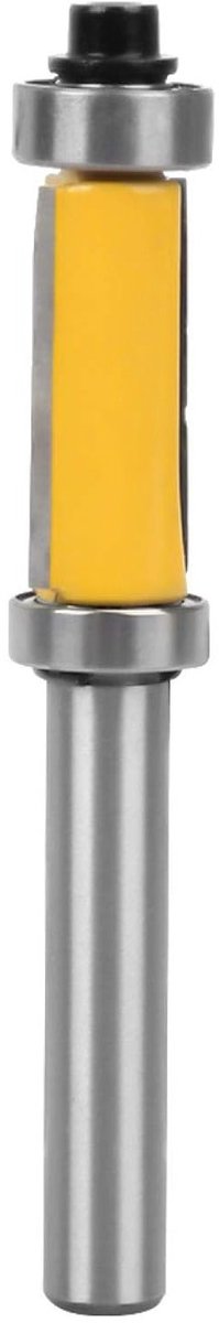 Allecto - Flush Trim Bit - 8mm Freesbit Set - Hittebestendige Teflon Coating - Houtbewerking - Top Bearing Flush Bit - Geschikt voor Router