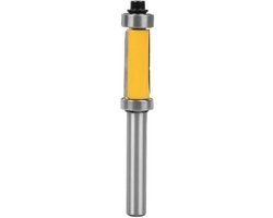 Allecto - Flush Trim Bit - 8mm Freesbit Set - Hittebestendige Teflon Coating - Houtbewerking - Top Bearing Flush Bit - Geschikt voor Router