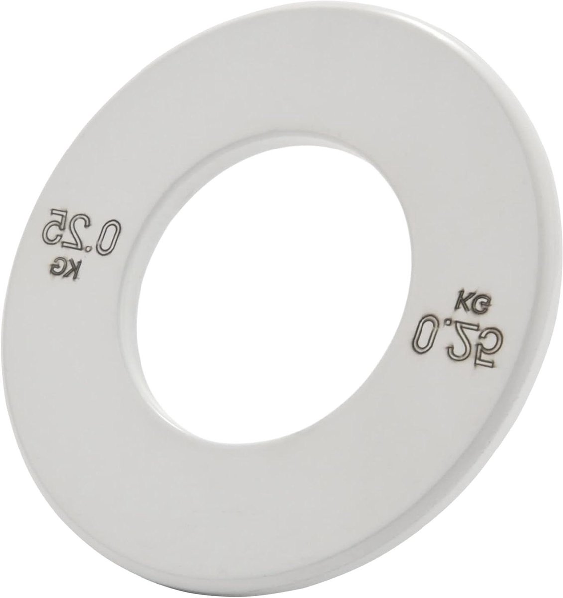 Fractionele Gewichten - Mini Halterschijven - Krachttraining Progressie - Nauwe Gewichtstoename - 0.25Kg - Wit