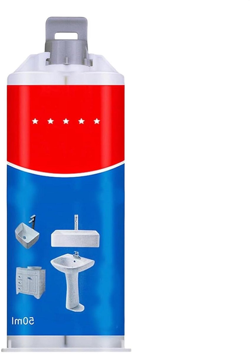 Reparatiepasta - Tegelvuller - Keramiek Herstellen - Transparante Afwerking - 50 ml - Meerkleurig