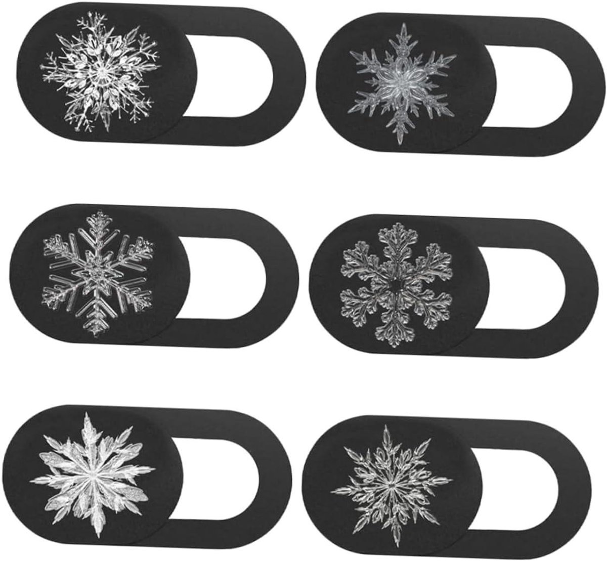 Privacy Cover - Webcam Schuif - Digitale Veiligheid - Ultradun Ontwerp - 6 Stuks - Zwart