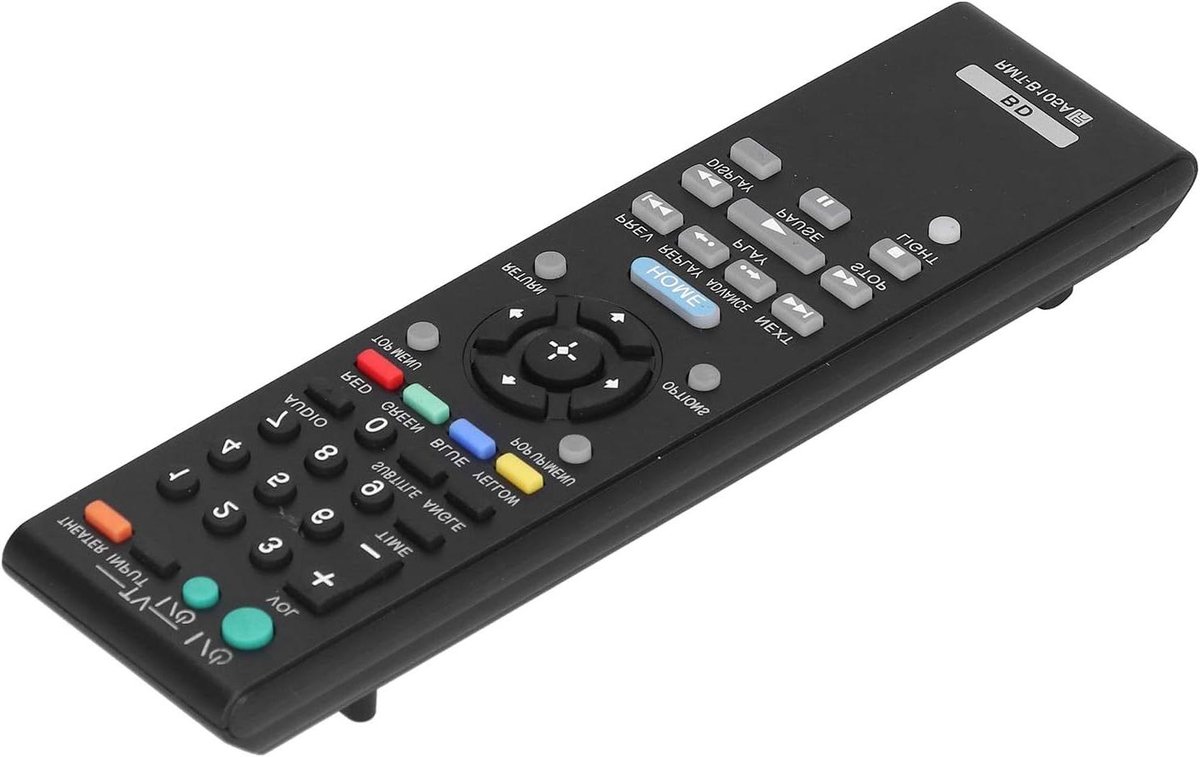 Televisie Afstandsbediening - Universele Controller - Gemakkelijk Zappen - Grote Knoppen Ontwerp - 19 cm Lengte - Zwart
