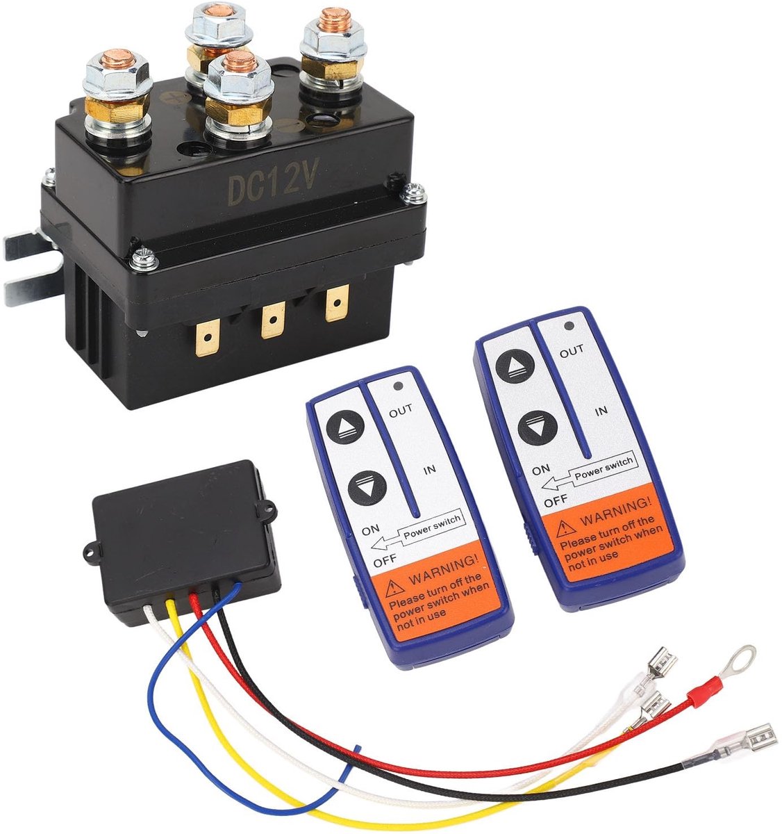Dailygoods - Windrelais met Radio Afstandsbediening 12V 500A