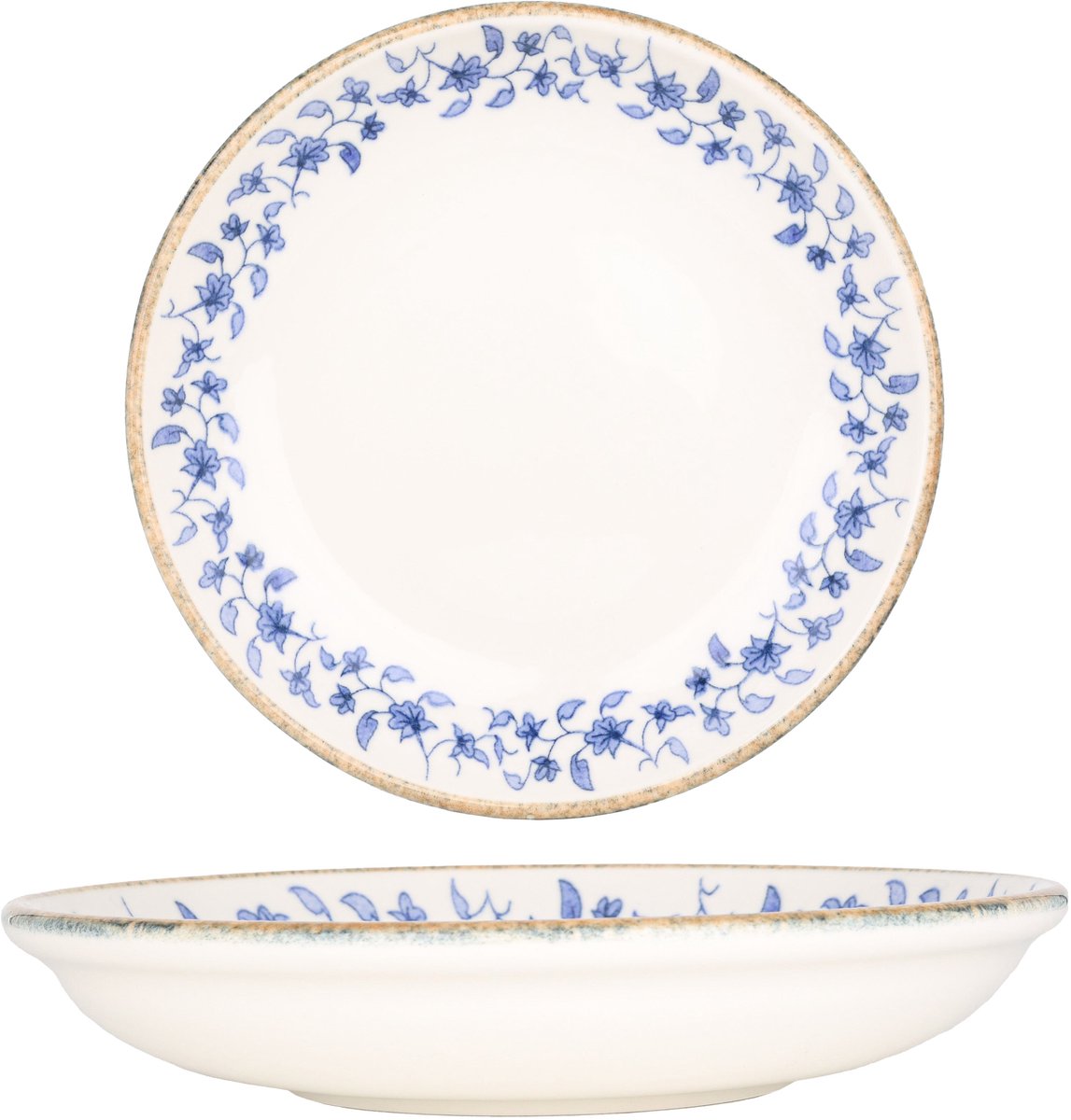 Kütahya Porselen Diepbord - Tile Legacy - Porselein - 21 cm (700cc) - set van 6
