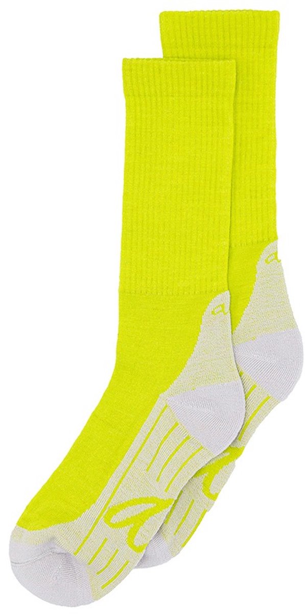 Alfredo Gonzales Wandelsok Wol Hike plain AG-SW-HIPLAINi Citron S 38-41 Multicolor