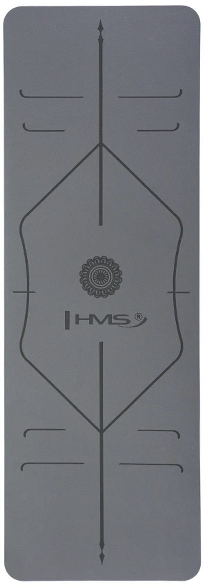 HMS Yoga Mat - Grijs - 12 mm