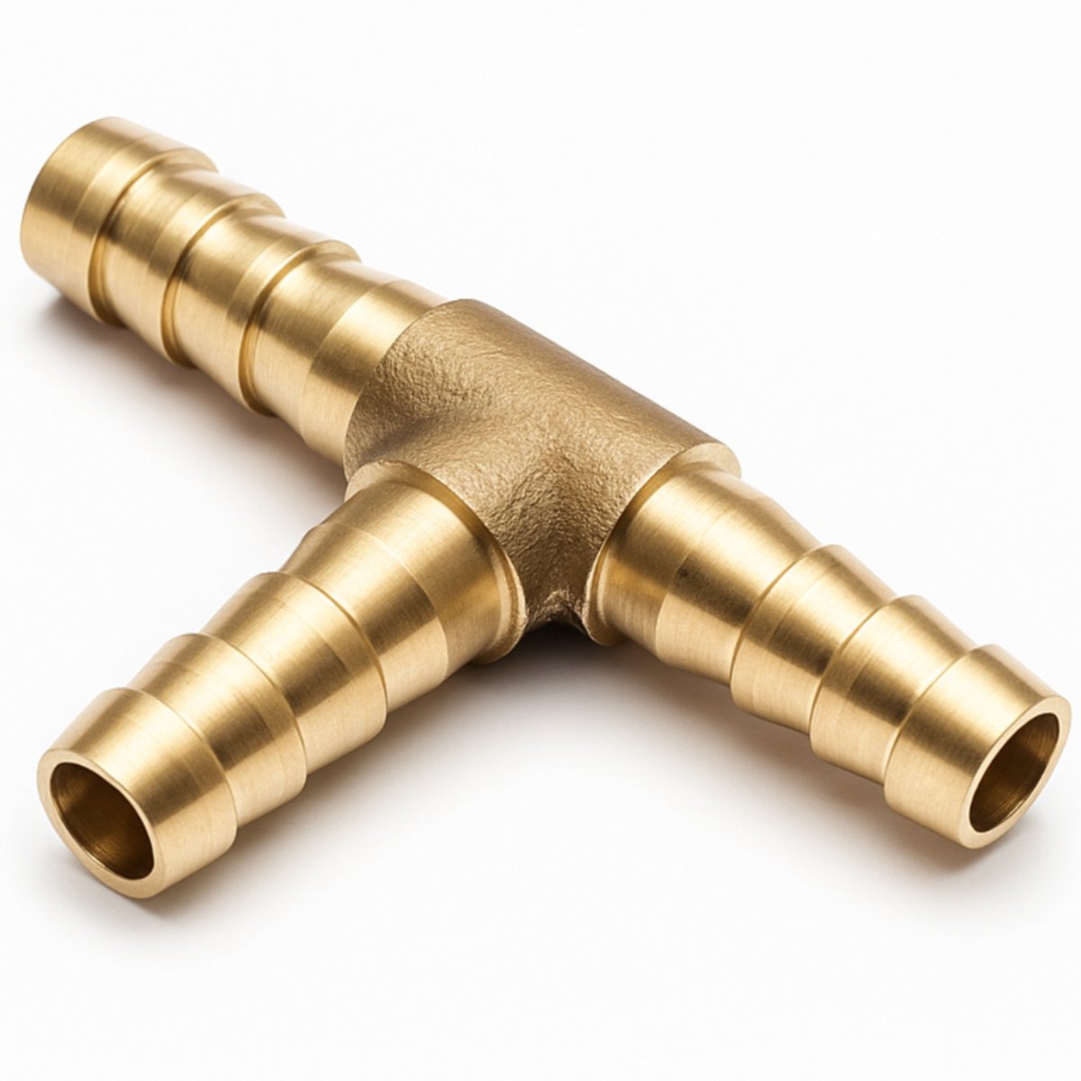 Partner - Pneumatisch T-Stuk Koppeling - Messing - 8mm - Corrosiebestendig