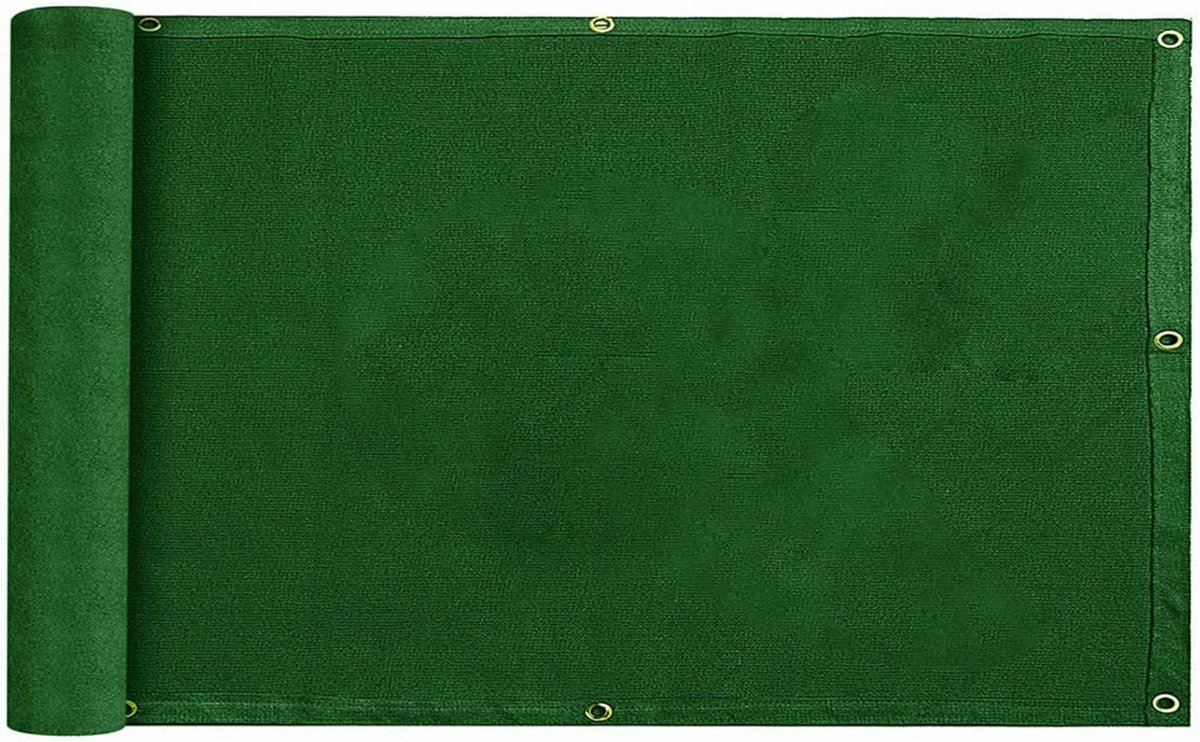 Balkonbekleding - Zijmarkies Scherm - Privacy Creëren - UV Bescherming - 0.85x3m - Groen