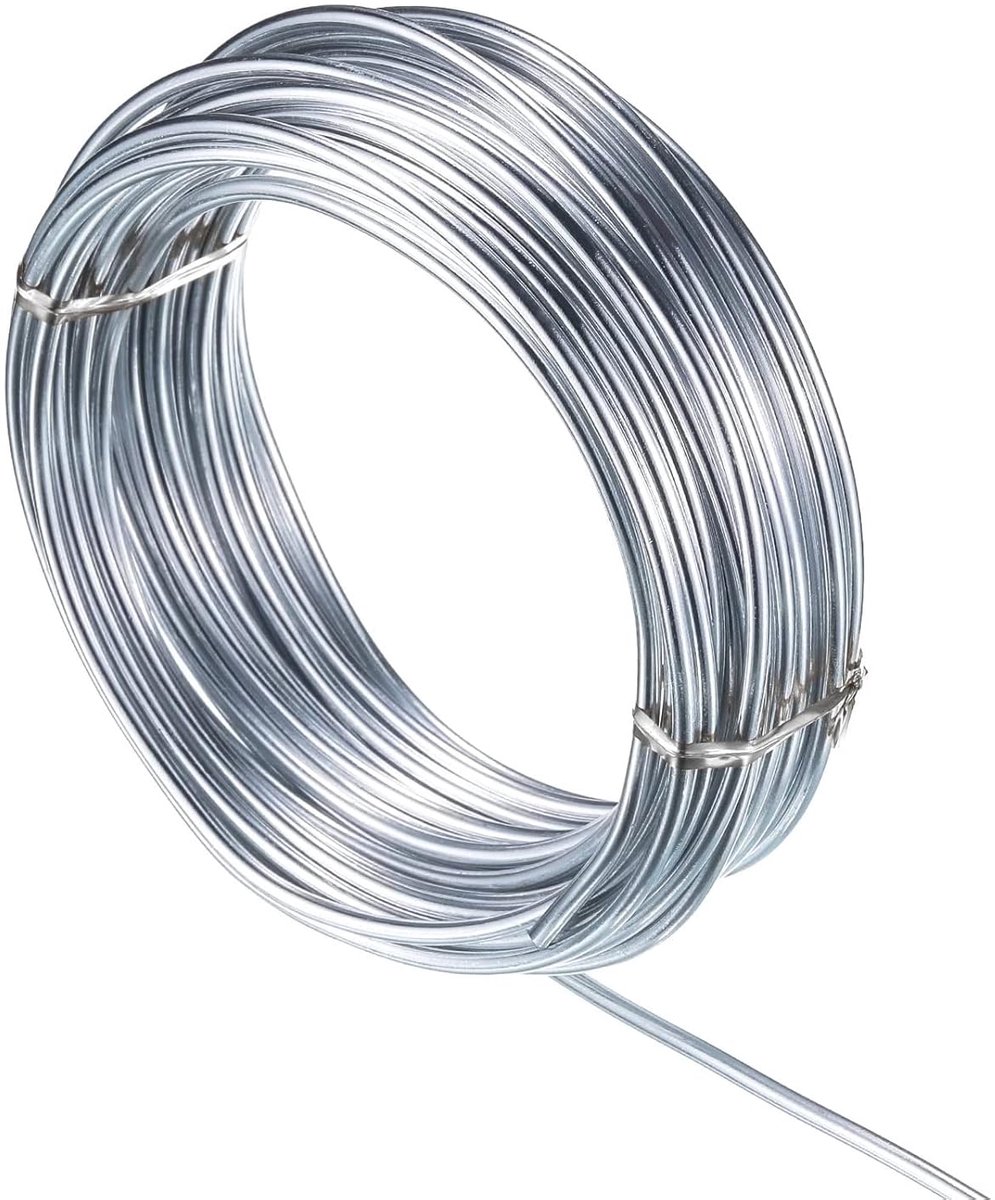 Knutseldraad 3 mm x 10 m Zilver - Sieraden - Doe-het-zelf - Draad voor sculpturen
