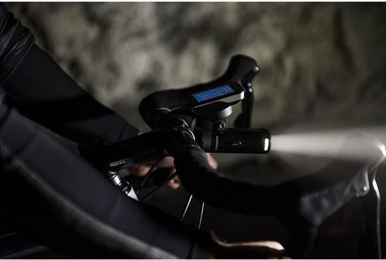 Slimme Fietslamp - Voorlamp Fiets - Veilig Fietsen - Automatische Helderheid - 800 Lumen - Zwart — afbeelding 2