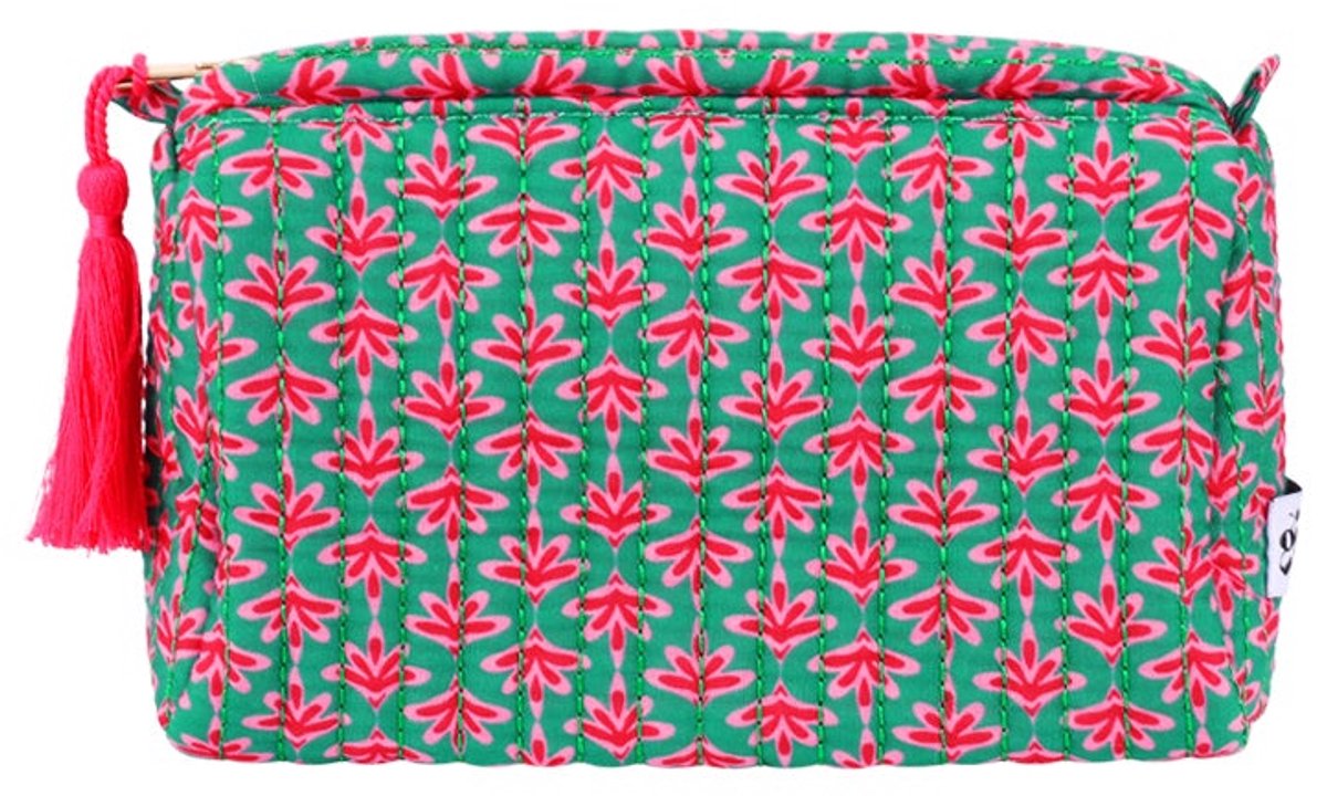Bloemen make-up tas - Vrouwen toilettas - Travel essentials - Reizen - Goudlief.nl