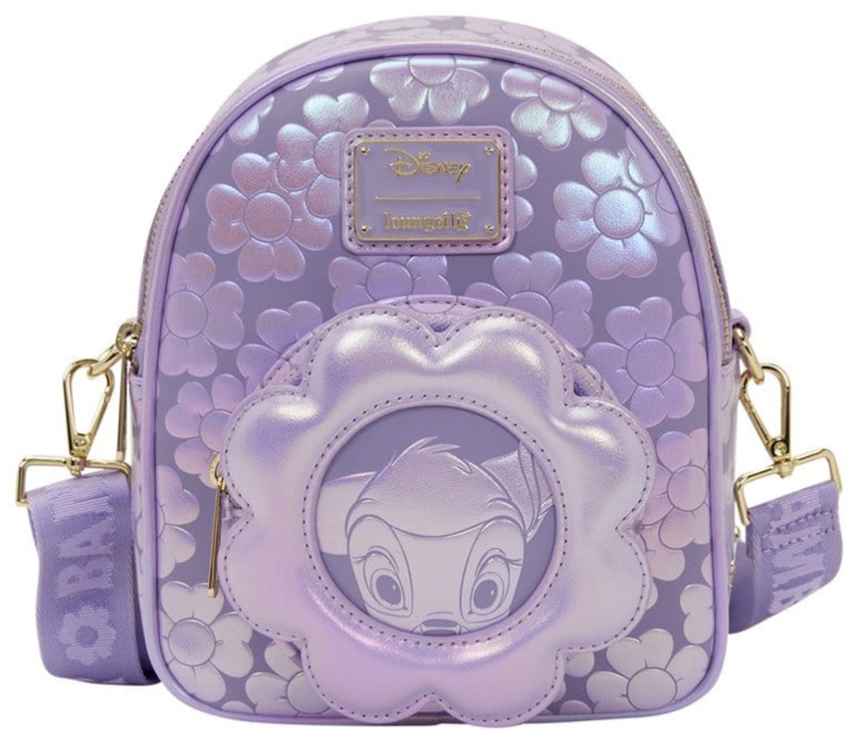 Loungefly - Disney Bambi – Iriserende Loungefly Mini Backpack & Crossbody Bag – Convertible