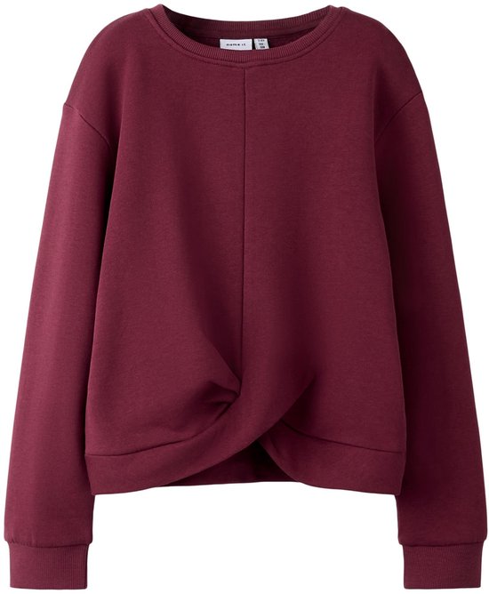 NAME IT - NKFORLIA LS SHORT NREG SWEAT BRU - Fille - Sweats