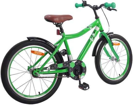vidaXL - Kinderfiets - 18 - Inch - voor - 5-7 - jaar - oud - Groen van VidaXL — afbeelding 2