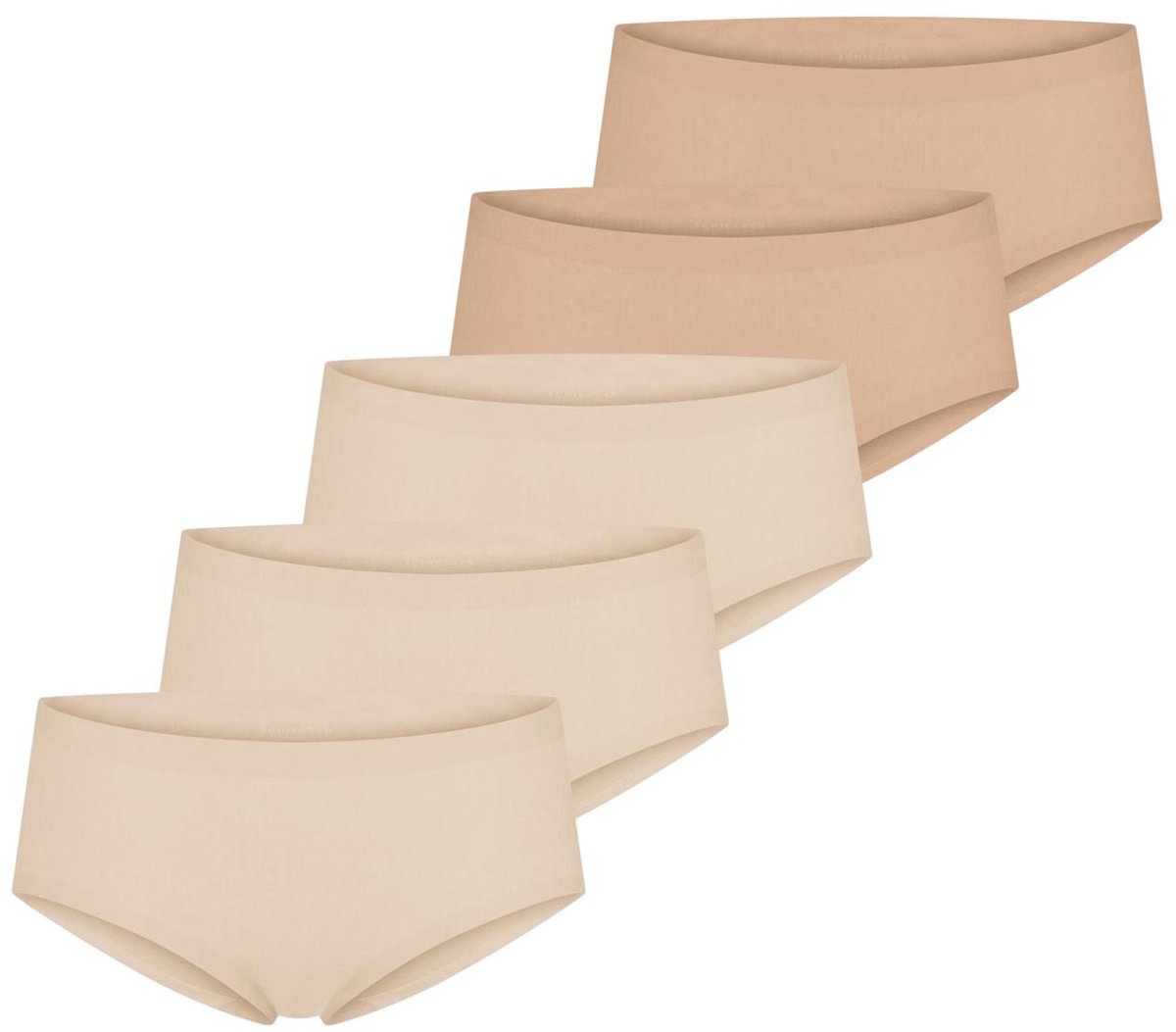 Schiesser Dames slip / onderbroek 5 pack Invisible Cotton
