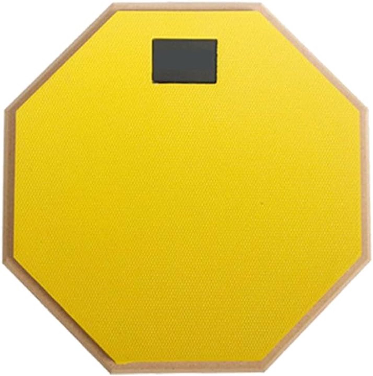 Drum Oefen Pad - Snare Oefenmat - Stil Oefenen - Dubbelzijdig Ontwerp - 22x20x3 cm - Geel