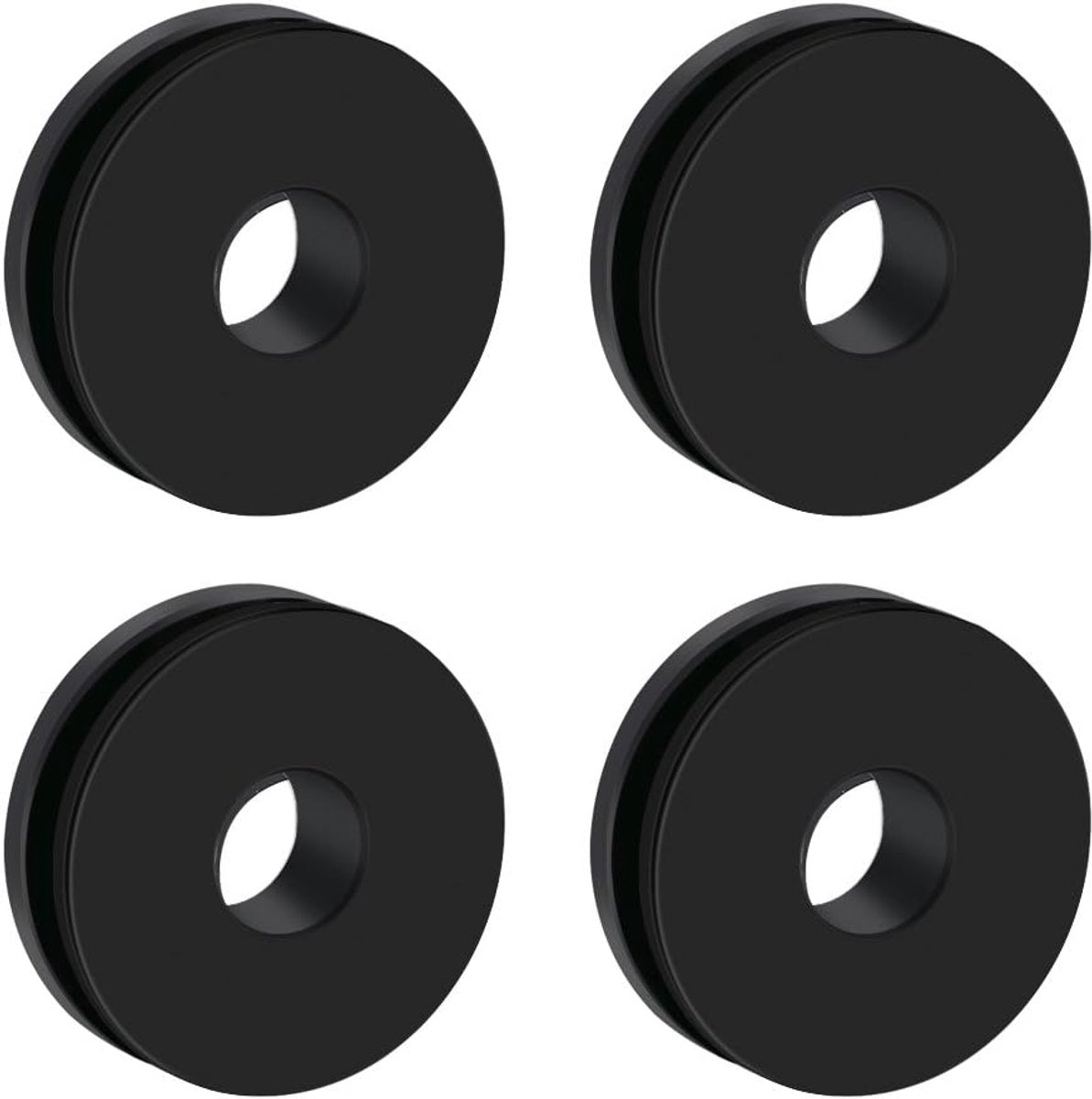 Windscherm Hulzen - Deflectoren Set - Motor Bescherming - Afneembaar Ontwerp - 25mm Lengte - Zwart
