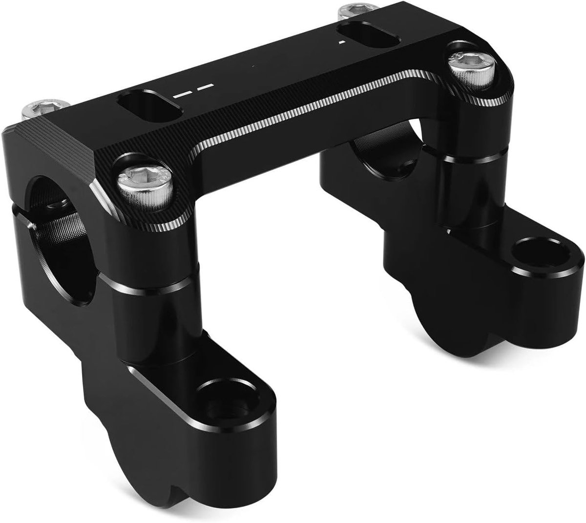 Stuurverhoger Motor - Stuur Riser - Comfortabel Rijden - 45mm Hoger - 30mm Dieper - Zwart