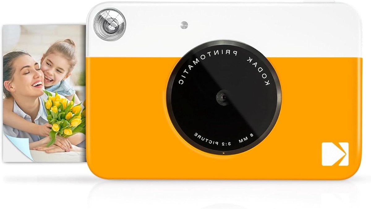 Instant Camera - Digitale Camera - Direct Printen - Zonder Inkt Technologie - 5 MP - Geel