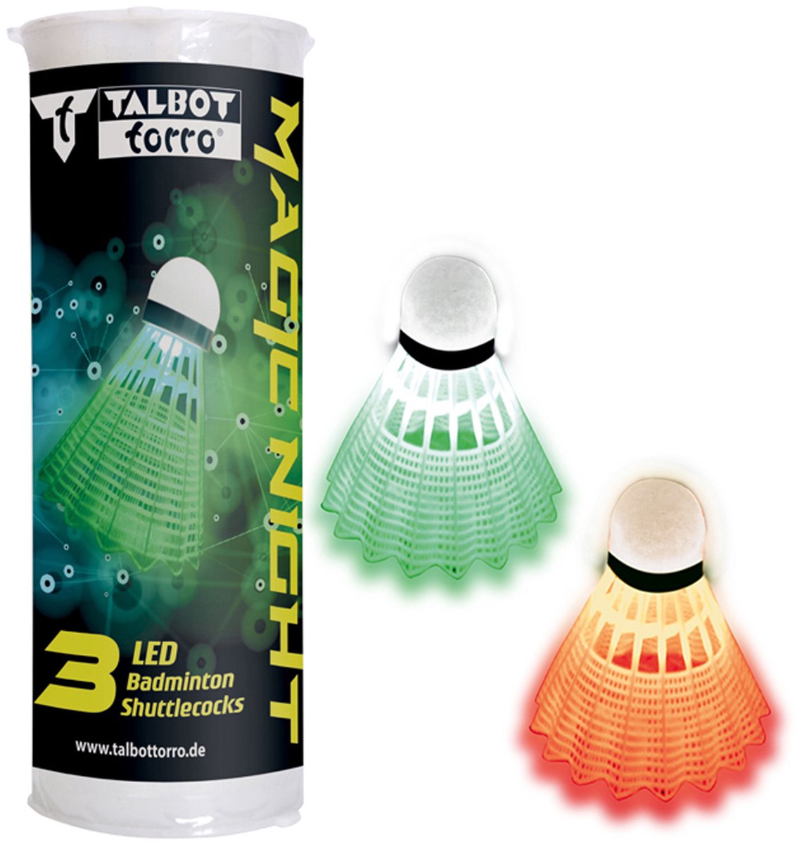 Talbot-Torro Magic Night Badmintonshuttles