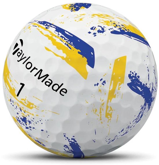 TaylorMade SpeedSoft Ink Golfballen 2026 - Blauw Geel - 12-Stuks van Merkloos — afbeelding 4
