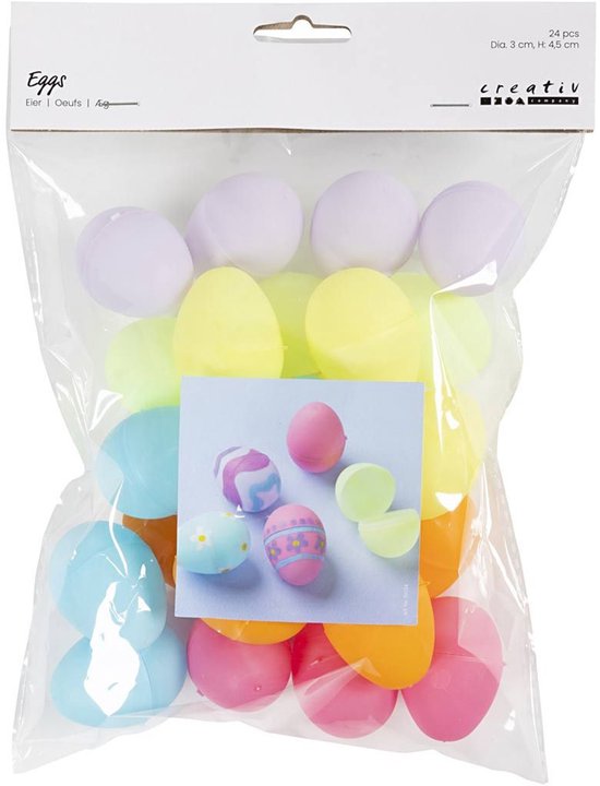 Veroda 24/36 Stuks Speelgoed-eieren – Plastic Paaseieren Gevuld Met Minispeelgoed, Verrassing Voor Kinderen