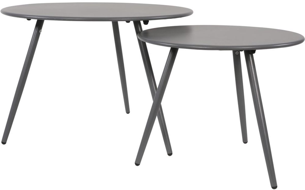 Lesli Living - Sidetable Rafael - Multikleur - Ø45x35cm