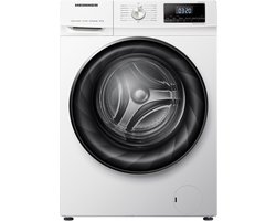 Heinner HWDM-H8514A Compact Was-droogcombinatie - 8 kg Wassen / 5 kg Drogen - 1400 tpm - Energieklasse A - Stoomfunctie - Inverter Motor - LED Display - Wit - 5 Jaar Garantie